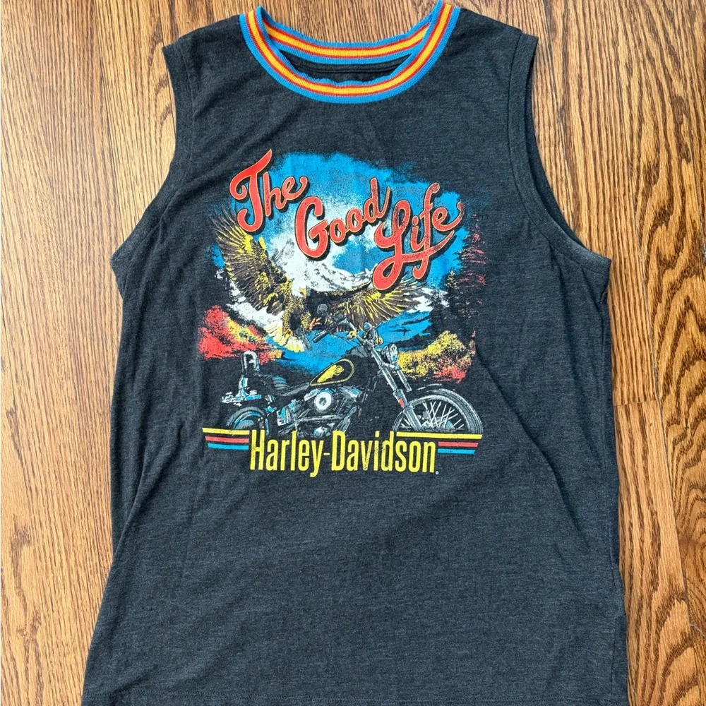 Harley-Davidson Vintage Style Women’s Tank - Picture 2 of 4